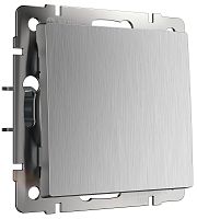 Переключатель без рамки Werkel 1-кл. проходной серебряный рифленый картинка